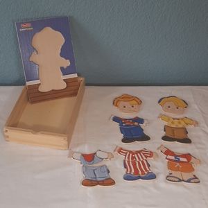 Little People Boy Outfits Puzzle